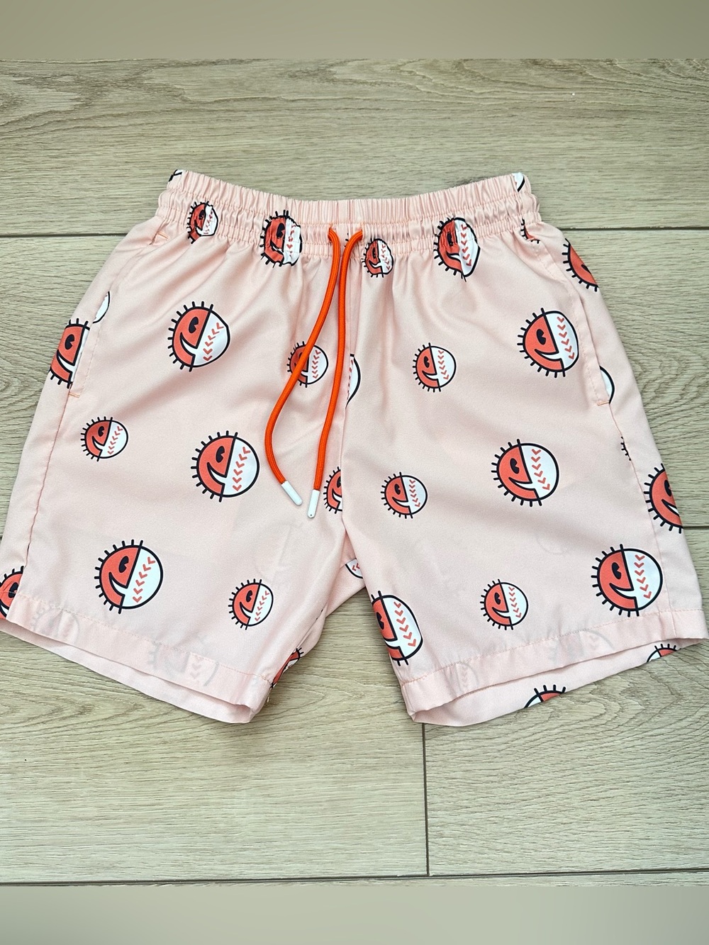 Baseballism youth large swim trunks